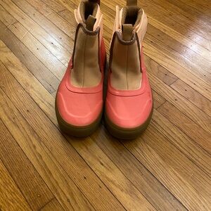 Stylish Women's Two-Tone Boots